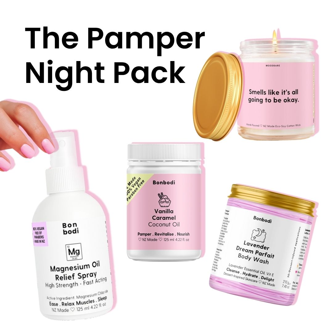 The Pamper Night Set Bonbodi š¦ The Bonbon Factory Glow-up