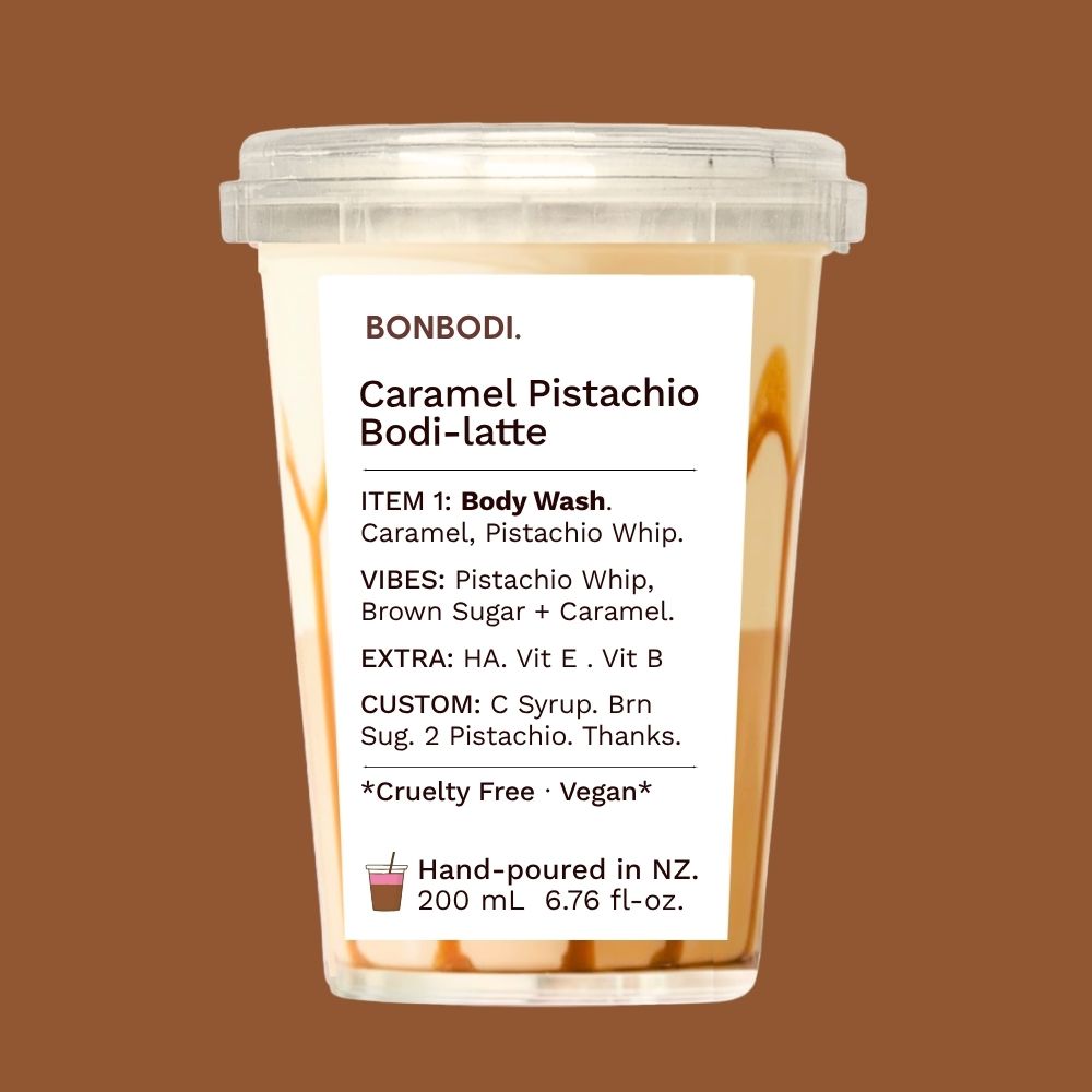 Pistachio Caramel Bodi-latte