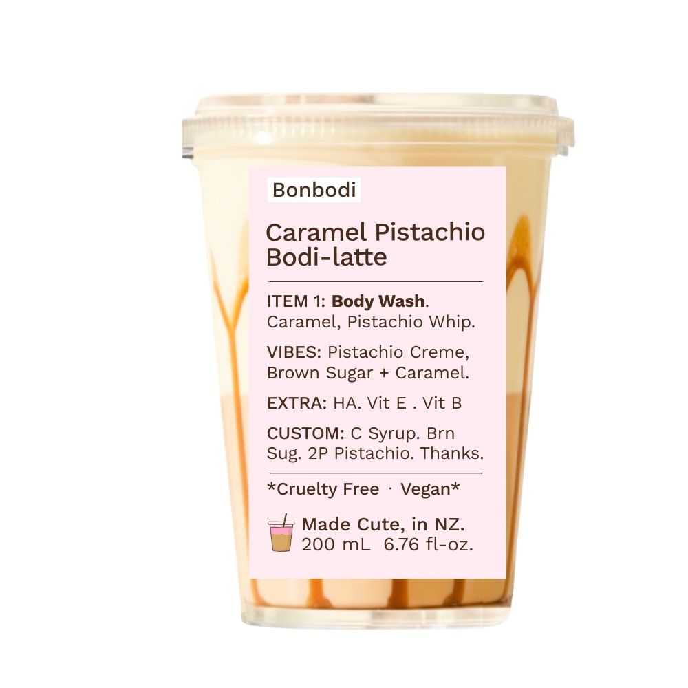 Pistachio Caramel Bodi-latte (200 mL)