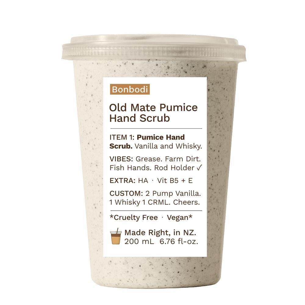 OLD MATE PUMICE HAND SCRUB: Whisky + Vanilla