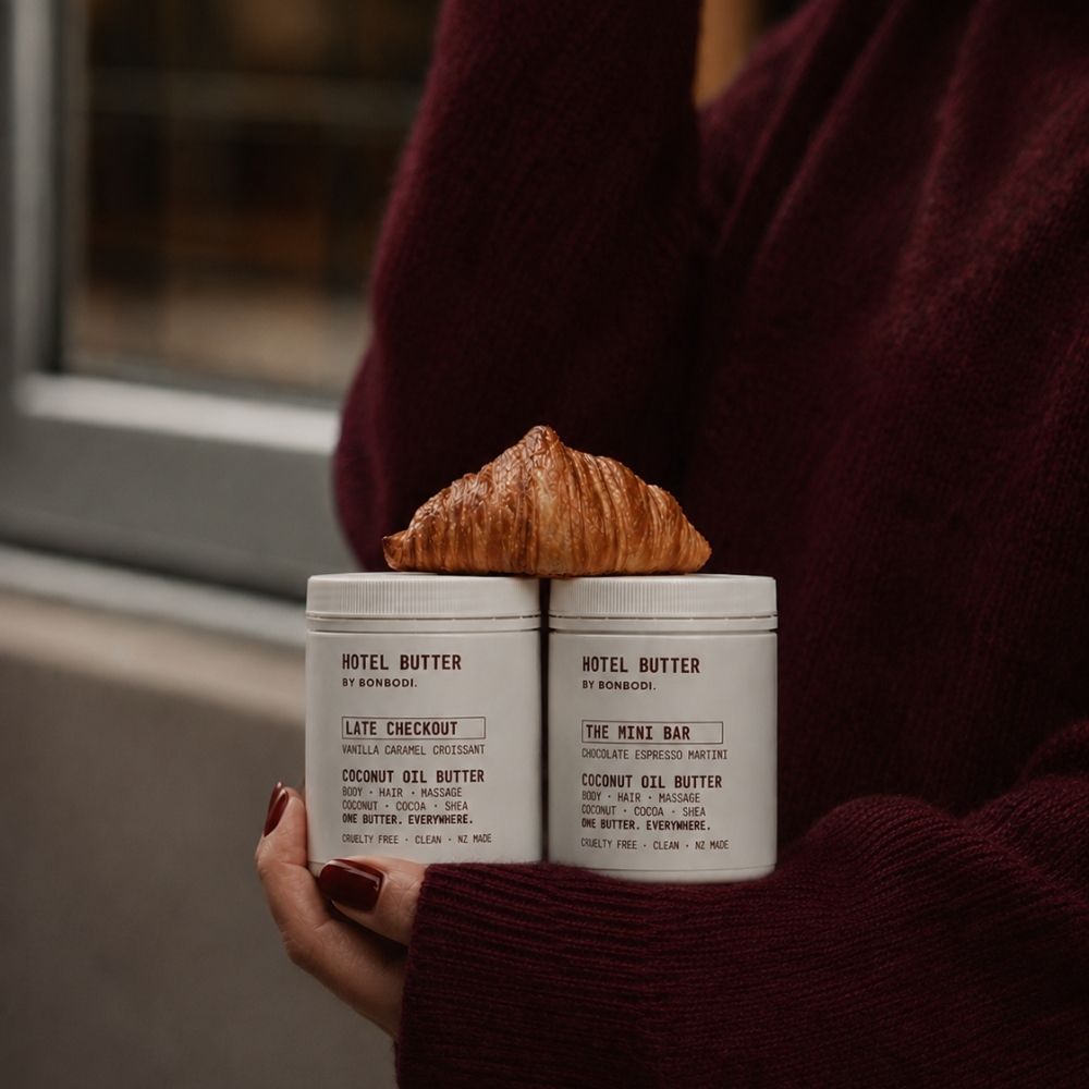 Late Checkout · Coconut Oil Butter