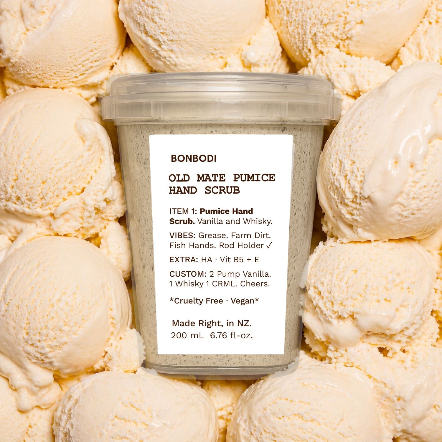 OLD MATE PUMICE HAND SCRUB: Whisky + Vanilla